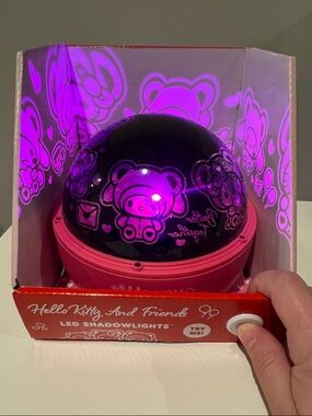 Hello Kitty Pink and Purple LED Projection Night Light